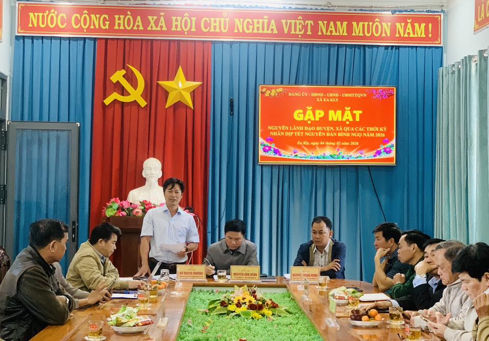 EA KLY TỔ CHỨC GẶP MẶT NGUYÊN LÃNH ĐẠO HUYỆN, XÃ NHÂN DỊP TẾT NGUYÊN ĐÁN BÍNH NGỌ 2026